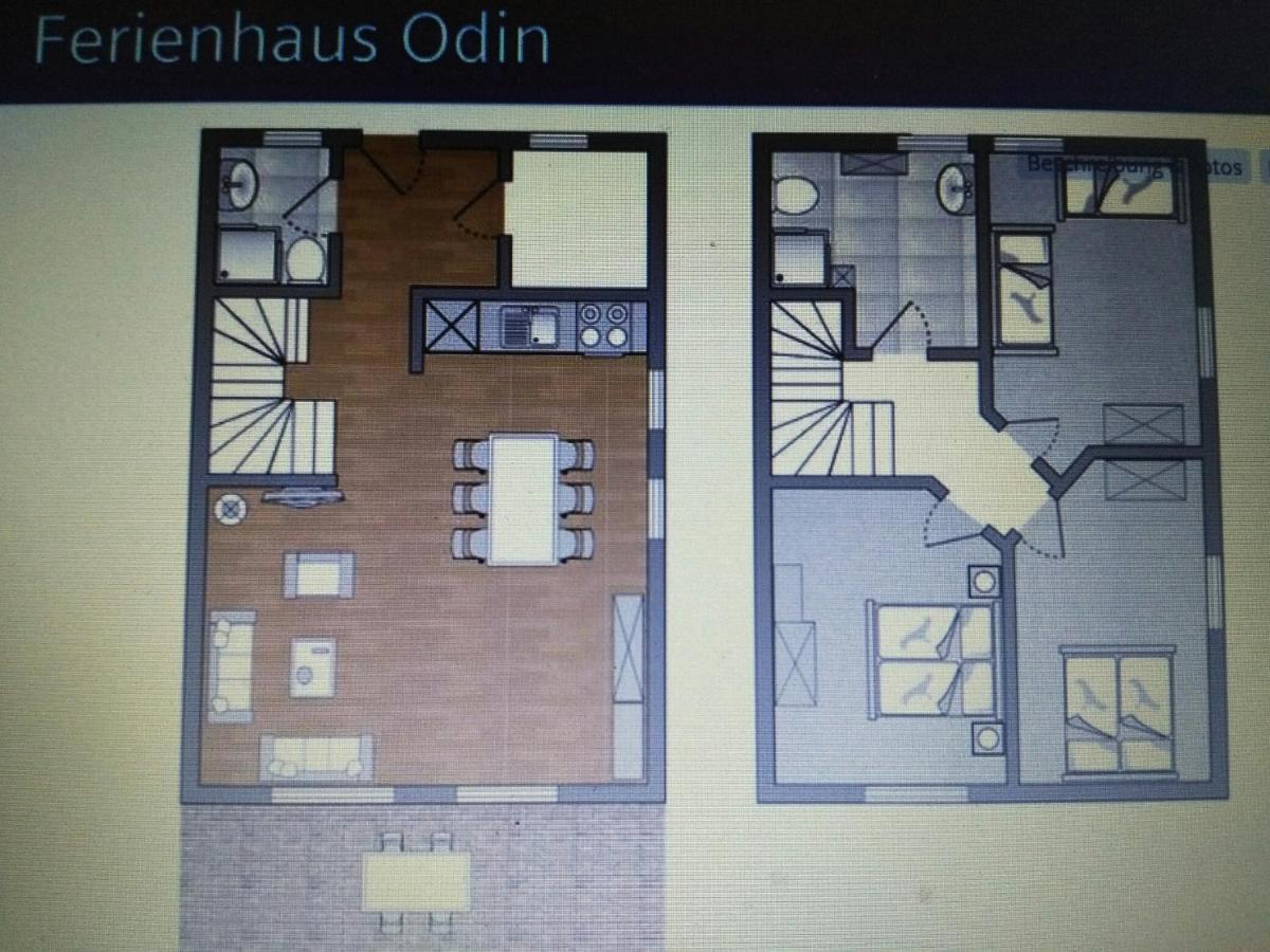 Ostseehaus Odin Doppelhaushaelfte Wiek auf Rügen Εξωτερικό φωτογραφία